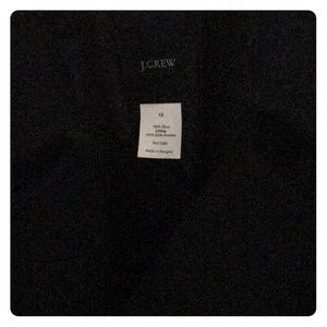 J.Crew Wool Trench Coat Black